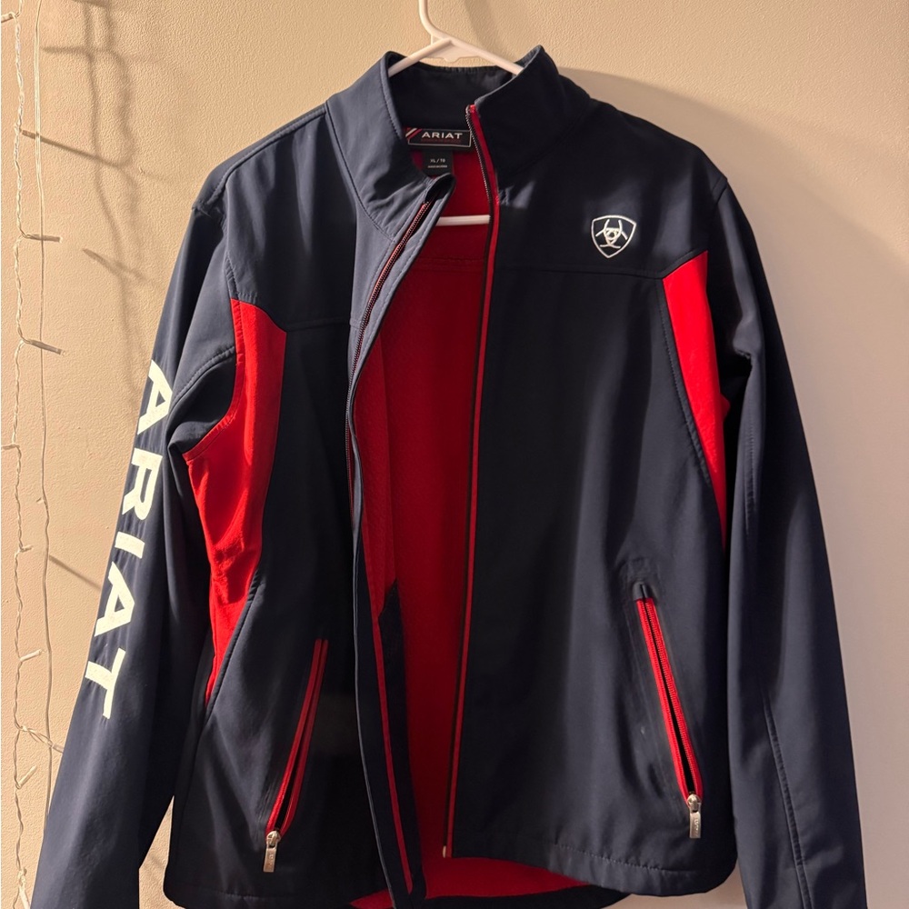 Ariat Navy and Red Jacket
